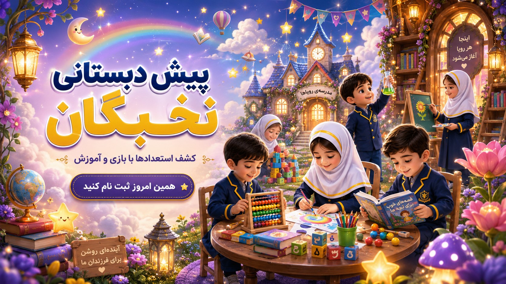 اسلایدر پیش‌دبستانی نخبگان